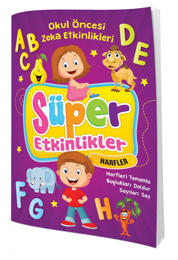 EMA SÜPER ETKİNLİKLER HARFLER OKUL ÖNCESİ ZEKA ETKİNLİKLERİ ürün görseli 1