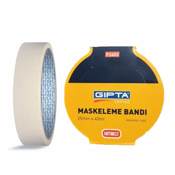 GIPTA MASKELEME BANDI 25MMX40MT F2602 ürün görseli 1
