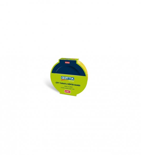 GIPTA ÇİFT TARAFLI KÖPÜK BANDI 38MMX3MT F2644 ürün görseli 1