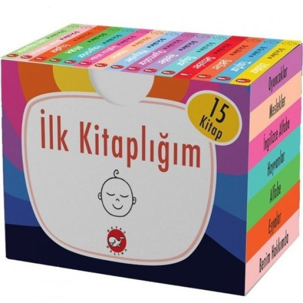 İlk Kitaplığım 15 Kitap ingilizce TÜRKÇE Renkli Resimli Sertsayfa ürün görseli 1