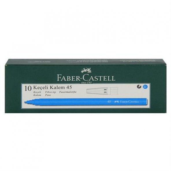 FABER 10LU KUTU KEÇELİ KALEM ürün görseli 1
