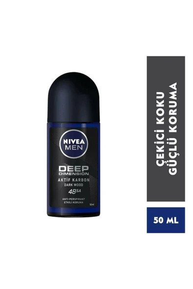 Nivea Men Deep Dimension Roll-on 50 ml ürün görseli 1