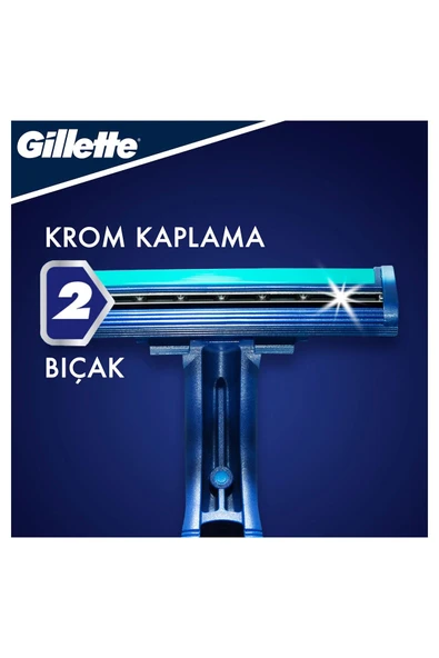 Gillette Blue 2 Plus Kullan At Tıraş Bıçağı 10'lu - Resim 3