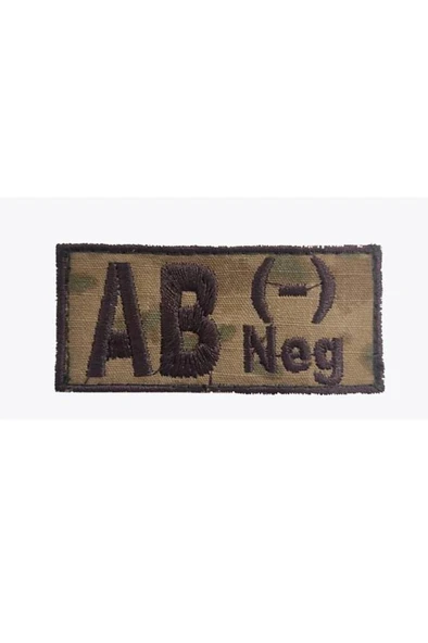 Single Sword Nakış Kan Grubu Patch - Peç - Resim 8