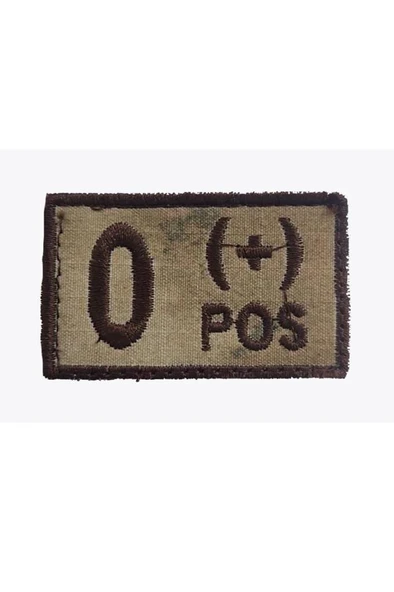 Single Sword Nakış Kan Grubu Patch - Peç - Resim 5
