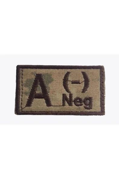 Single Sword Nakış Kan Grubu Patch - Peç - Resim 2