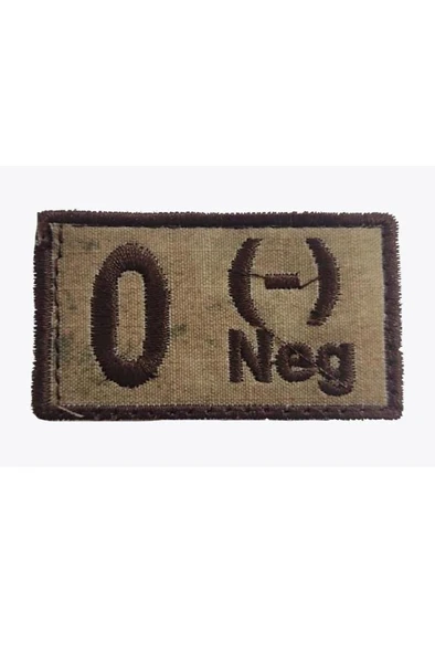 Single Sword Nakış Kan Grubu Patch - Peç - Resim 6