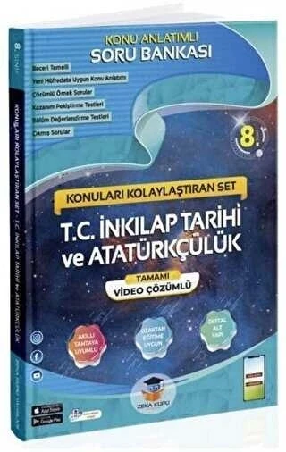 Zekaküpü 8.Sınıf İnkilap Tarihi Konu Anlatım Soru Bankası ürün görseli 1