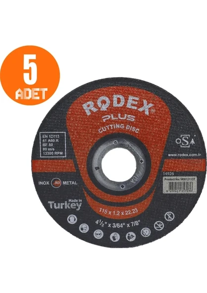 RODEX SPİRAL TAŞLAMA 14926 ürün görseli 1
