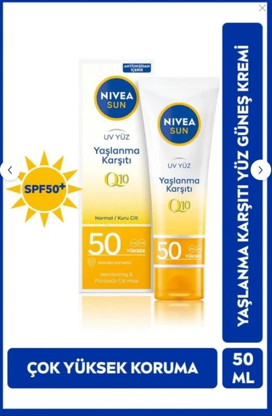 NIVEA Yaşlanma Karşıtı Yüz Kremi Spf50 50 Ml ürün görseli 1
