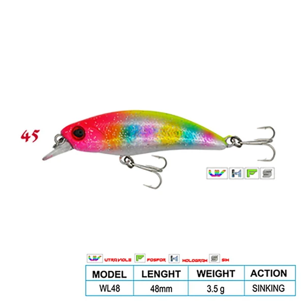 Wily PONCHIK CL:45 48mm 3,6gr Sınkıng ürün görseli 1