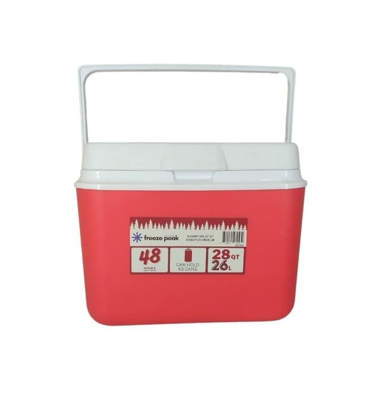 Adventure 28 QT Soğutucu Buzluk 26 Litre Kırmızı ürün görseli 1
