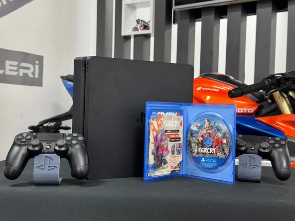 PlayStation 4 Slim 500GB Çift Kol + Far Cry 4 Oyun CD’si (İKİNCİ EL) - Resim 3