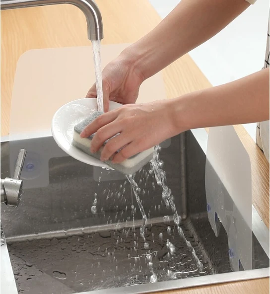 Lavabo ve Ocak Sıçrama Önleyici Vantuzlu Kalkan ürün görseli 1