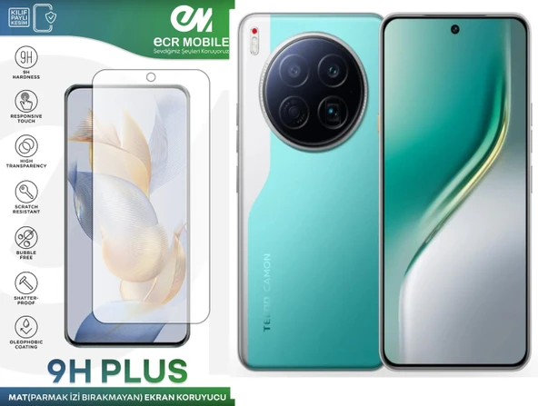 Tecno Camon 40 Premier 5G ile Uyumlu MAT Esnek Nano Kırılmayan Ekran Koruyucu ürün görseli 1