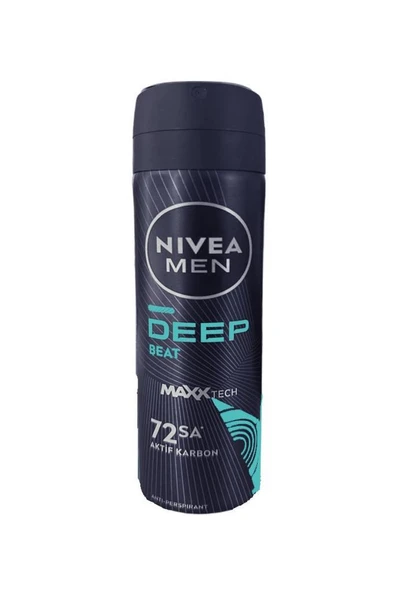 Nivea Deep Aktif Karbon Beat 150 ml Erkek Deodorant ürün görseli 1