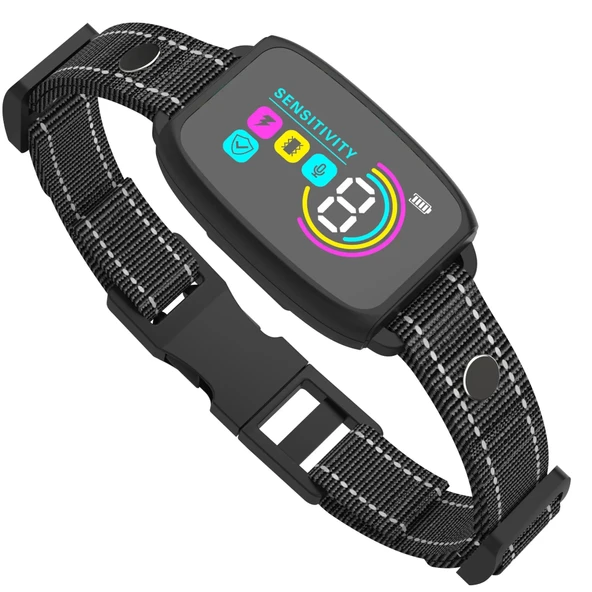 Ayarlanabilir Su Geçirmez Köpek Havlama Önleyici Eğitim Tasması Usb Şarjlı 20-60 Cm ürün görseli 1