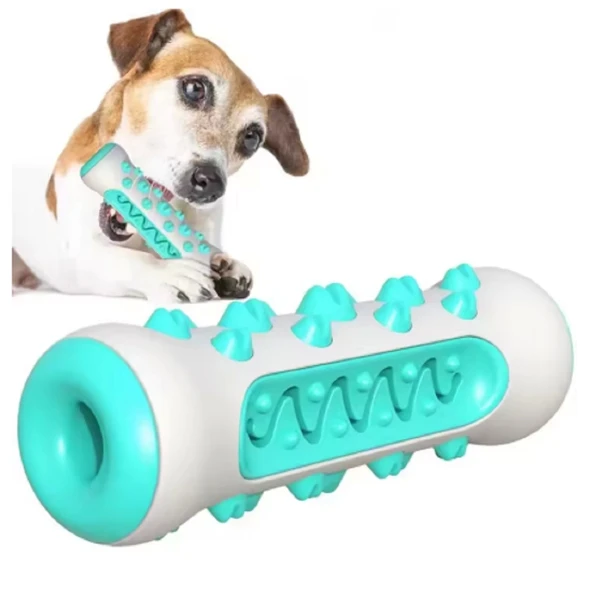 Kauçuk Köpek Diş Kaşıyıcı ve Temizleme Çiğneme Oyuncağı 15 cm ürün görseli 1