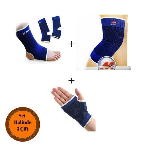 Sporcu El + Ayak + Dizlik Set ürün görseli 1