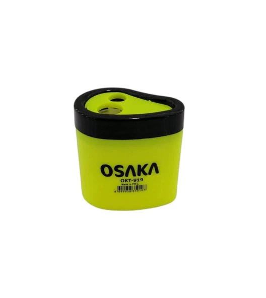 Osaka Sarı Çift Hazneli Damla Şekilli Kalemtraş ürün görseli 1