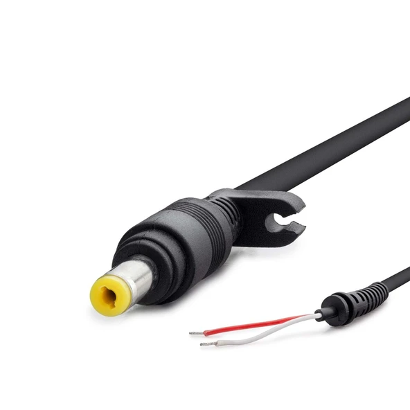 Notebook Adaptör Kablosu 4.8*1.7 Hp 30W-90W 1.2M Siyah HDX5546 ürün görseli 1