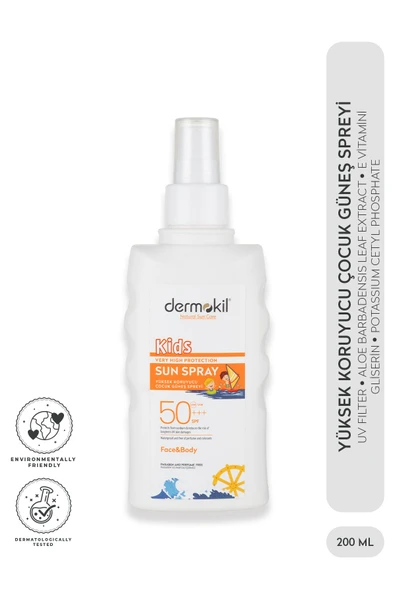 50 Spf Yüksek Koruyucu Çocuk Güneş Spreyi 200 ml ürün görseli 1
