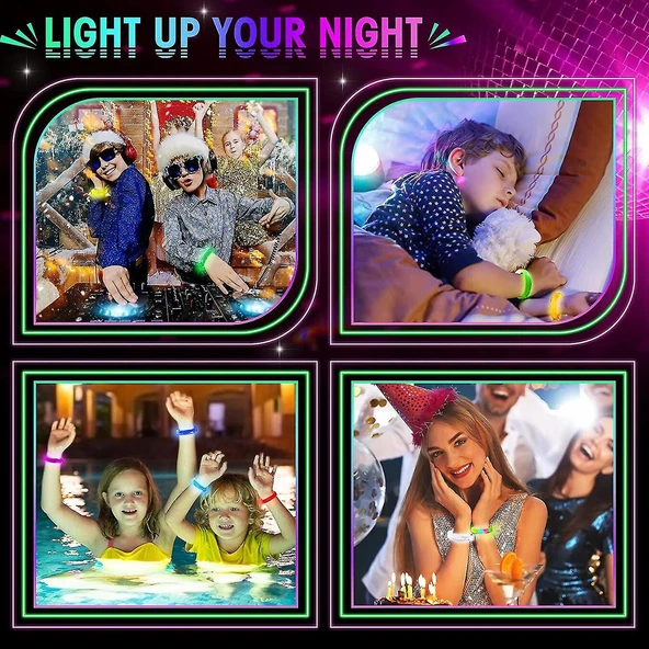 LED Işıklı Pilli Bileklik - Resim 5