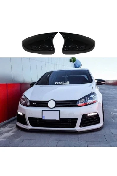 Vw Golf 6 2009-2012 Siyah Batman Ayna Kapagı ürün görseli 1