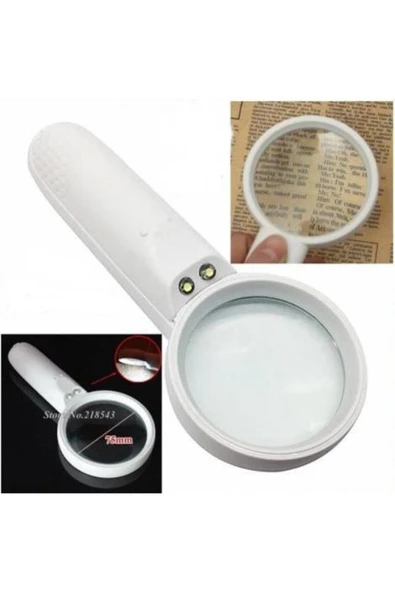 Nikula Işıklı Büyüteç Led Aydınlatmalı 75mm 3x Büyütme ürün görseli 1