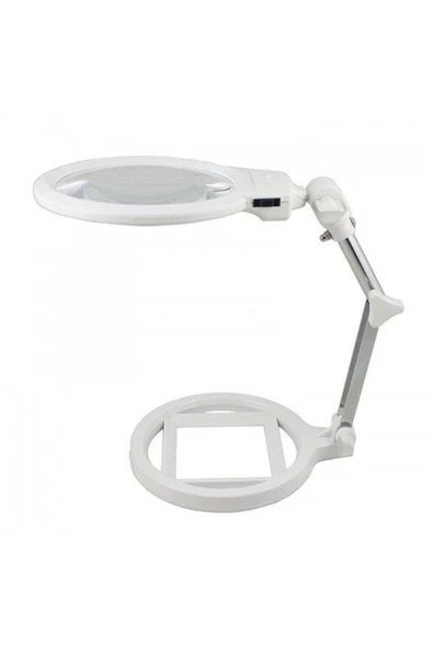 Nikula 2x-6x130mm Led Büyüteç Hd Masaüstü Bakım Okuma Gözlükleri Katlanabilir Işık Büyüteç ürün görseli 1