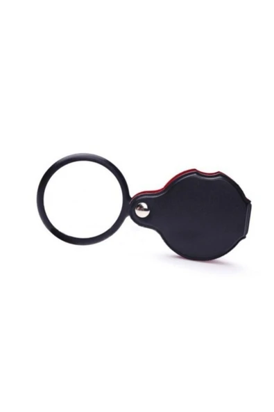 Nikula 5x 60mm Cam Optik Lens,katlabilir,deri Kaplamalı Cep Büyüteç ürün görseli 1