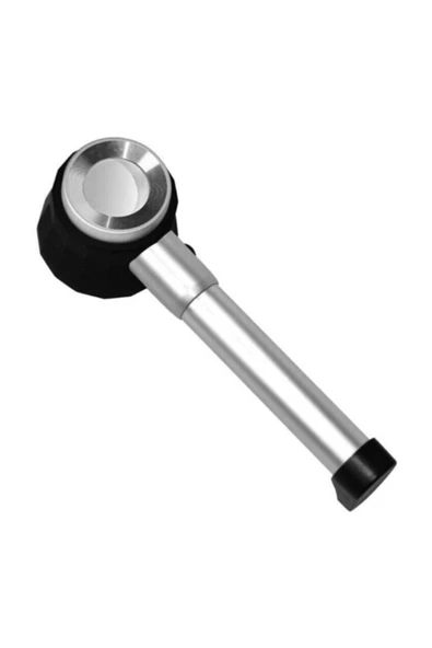 Bosile 10x Optik Ölçekli Metal El Büyüteç Cam Lens 3 Led Işıklı Fermuarlı Eva Çantalı ürün görseli 1