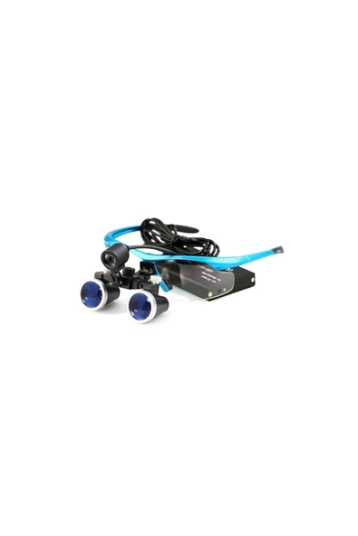 Bosile 3,5x Loupe Değişen Pupil Mesafeli, 5w Led Işıklı Gri ürün görseli 1