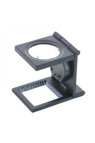 Bosile Lup Mercek Metal Katlanır Ölçekli Kılıflı Büyüteç ürün görseli 1