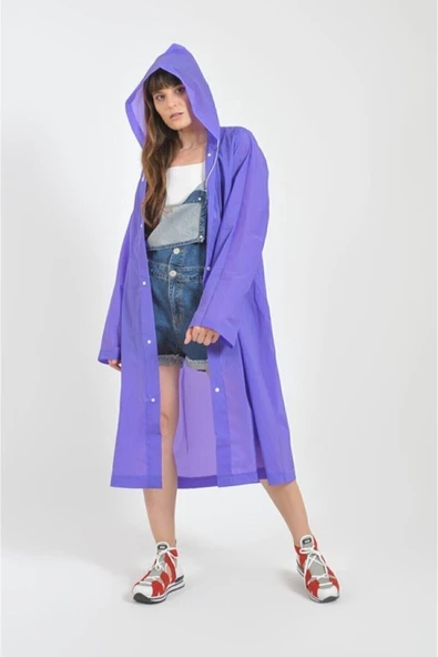 The Lavinia Unisex Su Geçirmez Eva Kumaş Yağmurluk ürün görseli 1