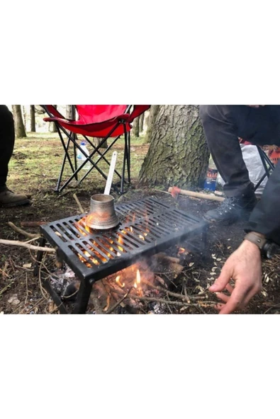 Sabah Katlanabilir 45 Cm Barbekü Mangal Kamp Izgarası Demiri ürün görseli 1