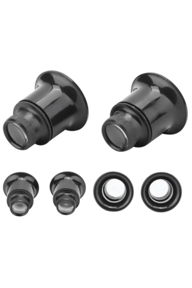 PeriStore 1 Adet Kuyumcu Saatçi Büyüteci 20x Lüp Büyüteç Saat Takı Tamir Göz Mercek Makro Lens ürün görseli 1
