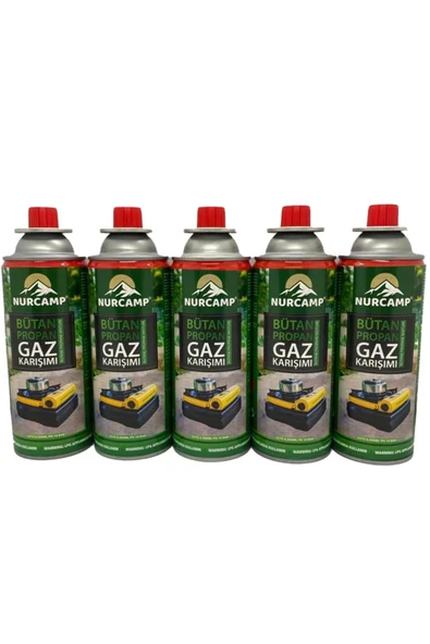 Nurcamp gram Gaz Kartuşu 5'li Ocak Tüpü ürün görseli 1