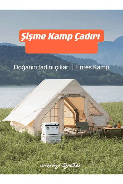 SHUFA Otomatik Şişme Çadır 4 Mevsim (ŞEFFAF PENCERE YOK) ürün görseli 1