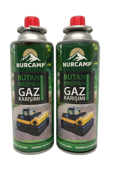 Nurcamp Valfli 227 Gr Kartuş Tüp 2 Li Paket ürün görseli 1
