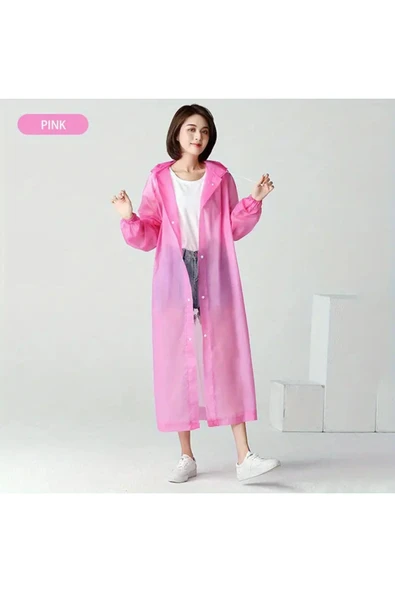 Bosile Unisex Eva Kumaş Su Rüzgar Geçirmez Yağmurluk ürün görseli 1