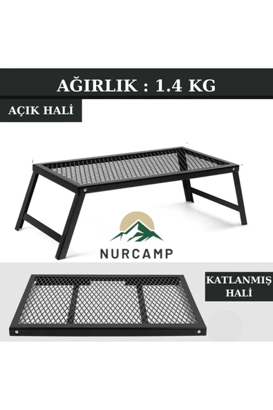 Nurcamp Ateş Üstü Izgara Maxi Boy - Taşıma Çantalı ürün görseli 1
