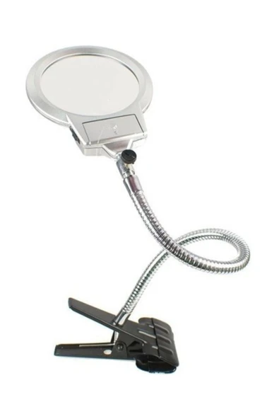 Nikula Spiralli Klipsli Büyüteç - Led Işıklı 13cm Mg15120-c ürün görseli 1
