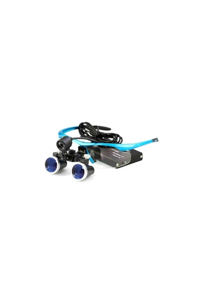 MEDİKAL 3,5x Loupe Değişen Pupil Mesafeli, 5w Led Işıklı Gri ürün görseli 1