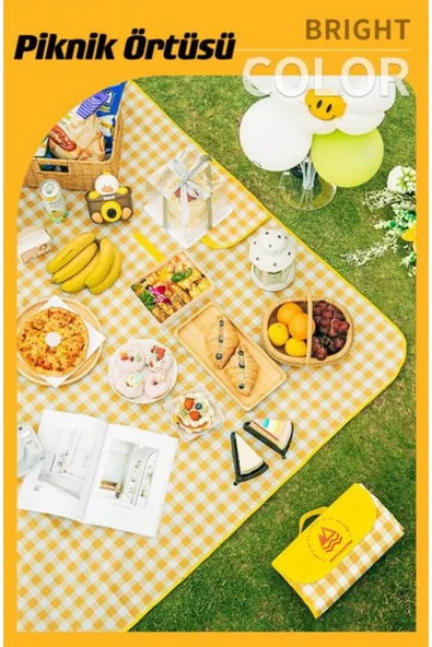 SHUFA plaj örtüsü piknik matı kamp matı piknik örtüsü 150*150CM ürün görseli 1