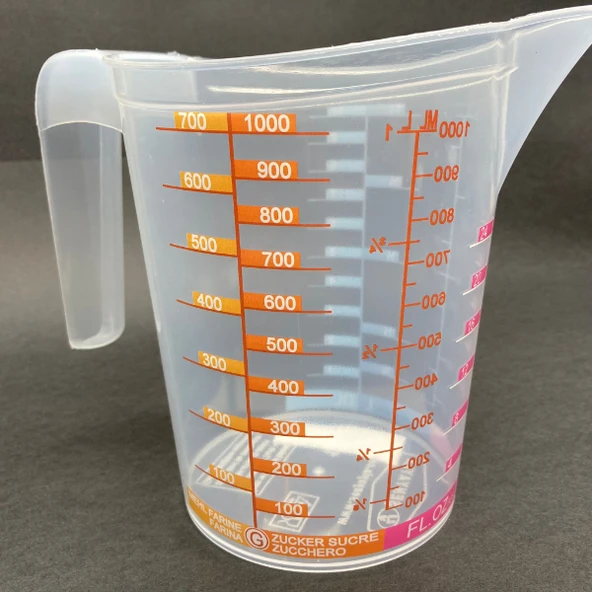 Özel Ölçü Kabı 1 Litre ürün görseli 1