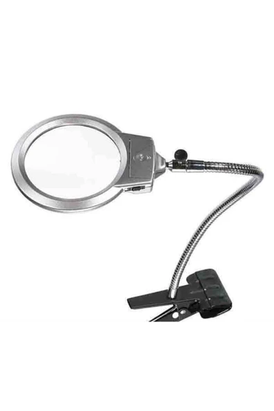 MucizeOyuncaklar Mandallı Ayarlanabilir Başlıklı Led Işıklı Büyüteç 130 mm ürün görseli 1