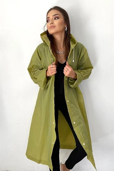 The Lavinia Unisex Su Geçirmez Eva Kumaş Yağmurluk ürün görseli 1