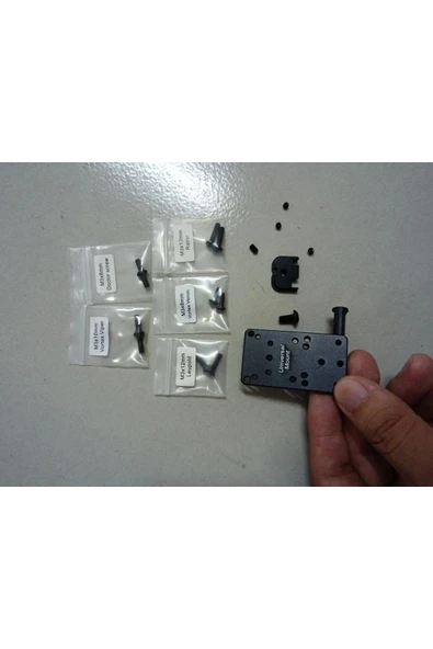Bosile Universal Optics Mount Red Dot Scope Reflex Mount Plate Base Glock 17 19 22 23 Rear Sight ürün görseli 1