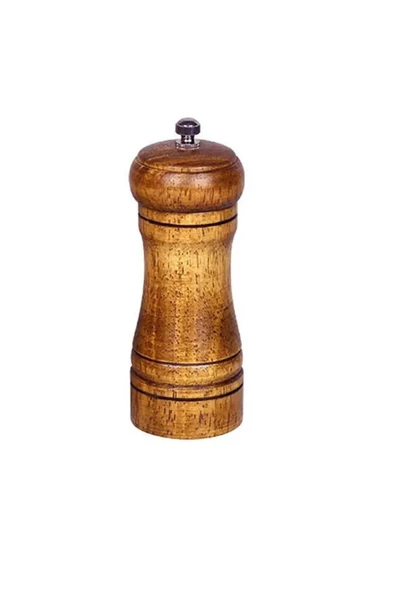 Bosile Gövdeli Komple Ahşap Tuz Karabiber Değirmeni Baharat Öğütücüsü 14 Cm 2 Adet ürün görseli 1
